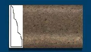 Плинтус пробковый ArtCorkDesing С 105 (Колер 7) 18x45x910 мм в Чебоксарах
