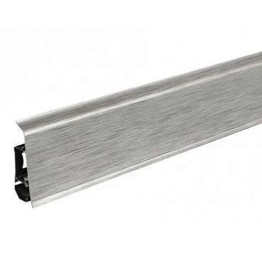 Плинтус пластиковый Arbiton INDO70 17 Алюминий 2,5 м в Чебоксарах