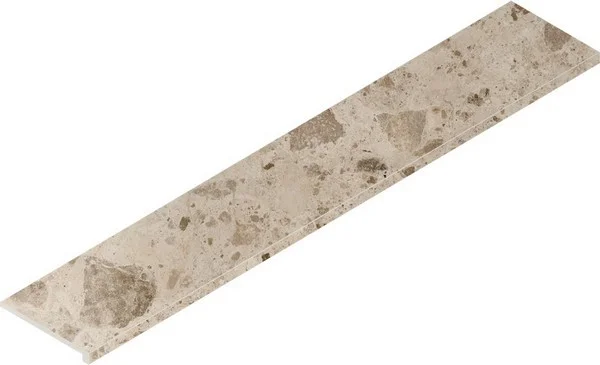 Керамогранит Italon Континуум Стоун Беж Ступень угловая правая 33х160 (Натуральная) в Чебоксарах