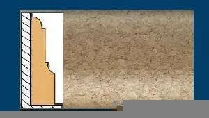 Плинтус пробковый ArtCorkDesing С 103 (Колер 5) 12х65х910 мм в Чебоксарах
