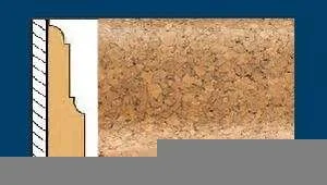 Плинтус пробковый ArtCorkDesing С 103 (Колер 8) 12х65х910 мм в Чебоксарах