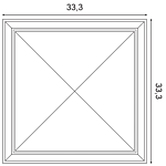 Декоративная панель Orac W123 (33.3x33.3x3.5 см) в Чебоксарах