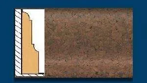 Плинтус пробковый ArtCorkDesing С 103 (Колер 11) 12х65х910 мм в Чебоксарах