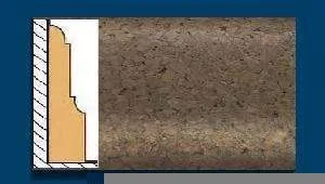 Плинтус пробковый ArtCorkDesing С 103 (Колер 7) 12х65х910 мм в Чебоксарах