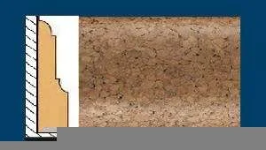 Плинтус пробковый ArtCorkDesing С 103 (Колер 9) 12х65х910 мм в Чебоксарах