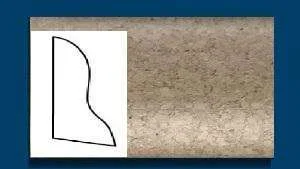 Плинтус пробковый ArtCorkDesing С 102 (Колер 6) 20x40x910 мм в Чебоксарах