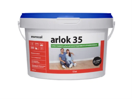 Клей Arlok 35 (13 кг) 230-490 г/м2, контактный для ПВХ покрытий в Чебоксарах