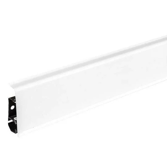 Плинтус пластиковый Arbiton INDO70 01 Белый блеск 2,5 м в Чебоксарах