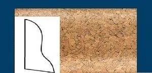 Плинтус пробковый ArtCorkDesing С 102 (Колер 8) 20x40x910 мм в Чебоксарах