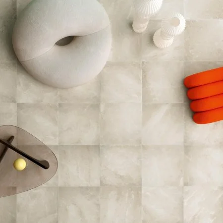 Керамогранит Coliseum Ривьера Уайт 60х60 (Натуральный и Реттифицированный) в Чебоксарах