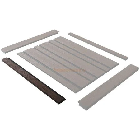 Финишный молдинг LF124A BR396K правый декорированный (42х12х2700мм) в Чебоксарах