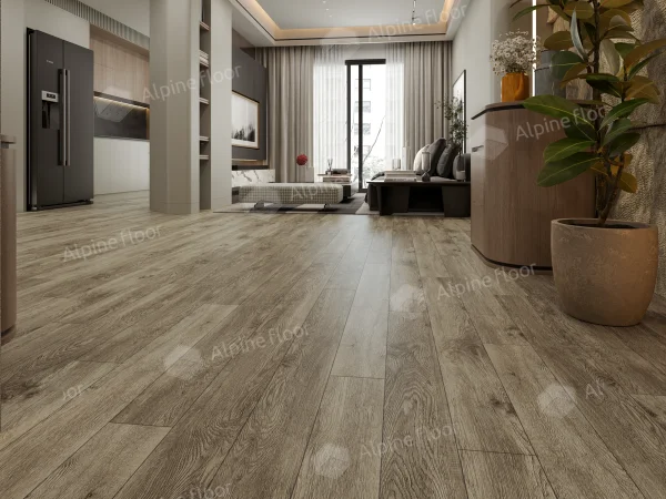 Каменно-полимерная плитка Alpine Floor Grand Sequoia Village Венге Грей ECO 11-807 4мм, 43 класс в Чебоксарах