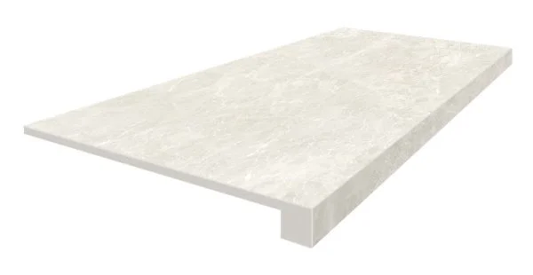 Керамогранит Coliseum Да Винчи Уайт Ступень фронтальная (Натуральный, 33х60) в Чебоксарах