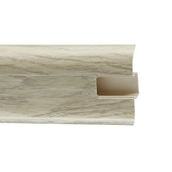 Пластиковый плинтус Royce №853 Дуб Супрема (58х22х2200мм) в Чебоксарах