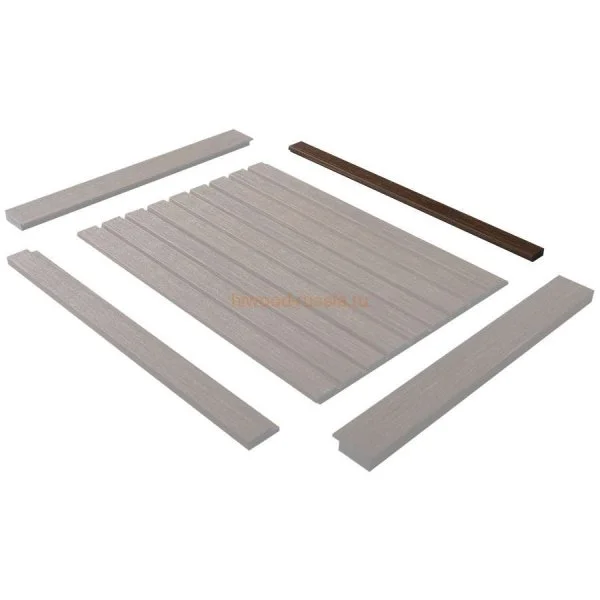 Финишный молдинг LF124B BR396 левый декорированный (31х12х2700мм) в Чебоксарах