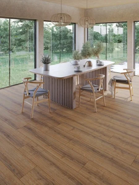 Ламинат Egger PRO 8/33 4V Large Aqua+ Дуб Шерман коньяк коричневый EPL184 в Чебоксарах