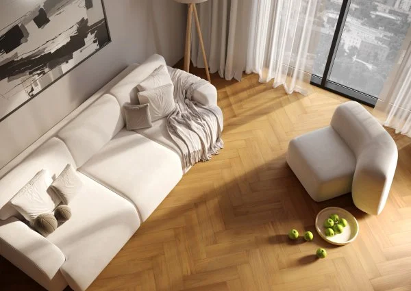 Паркетная доска Quartz Parquet Штучный паркет Тик Южноамериканский 44-400-71 в Чебоксарах