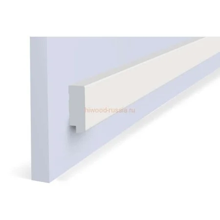 Финишный молдинг LF124B NP левый белый (31х12х2700мм) в Чебоксарах
