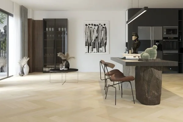 Паркетная доска Quartz Parquet Английская Ёлка Дуб Испанский 33-404 в Чебоксарах