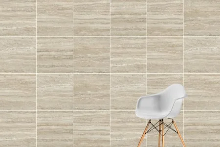 Керамогранит Vitra CityStone Травертин Линейный 60х60 (Натуральная и Реттифицированная) в Чебоксарах