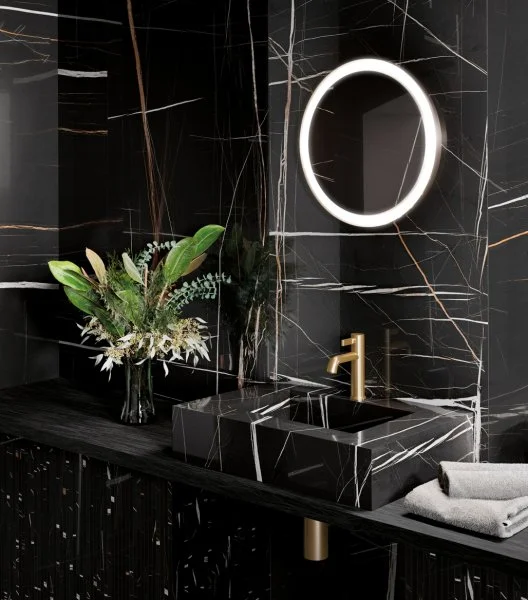 Керамогранит Italon Шарм Делюкс Сахара Нуар 80х80 (Натуральная и реттифицированная) в Чебоксарах