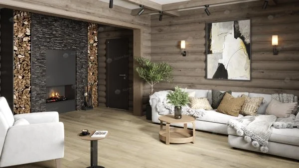 Кварц-виниловая плитка Alpine Floor Premium XL Дуб Сливочный ЕСО 7-19, 8 мм. 43 класс в Чебоксарах