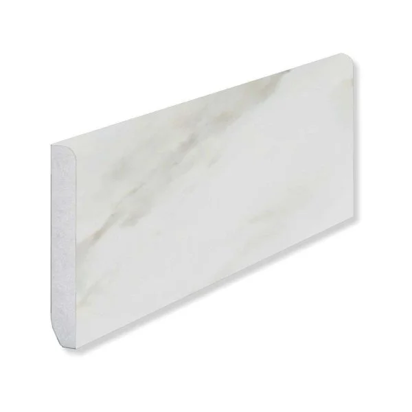 Кварцевый плинтус Fargo 6089-1 Белый Мрамор 80х11х2200 мм в Чебоксарах