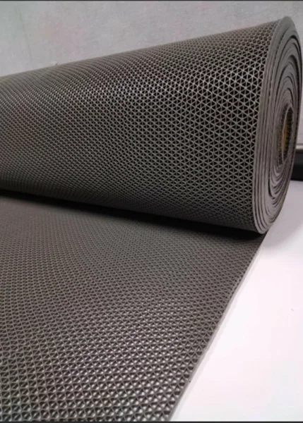 Грязезащитное рулонное покрытие ЗигЗаг Серый 5 мм (1,2 м) Китай в Чебоксарах