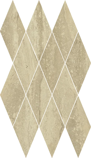 Керамогранит Italon Шарм Эдванс Травертино 28х48 мозаика Даймонд (Люкс) в Чебоксарах