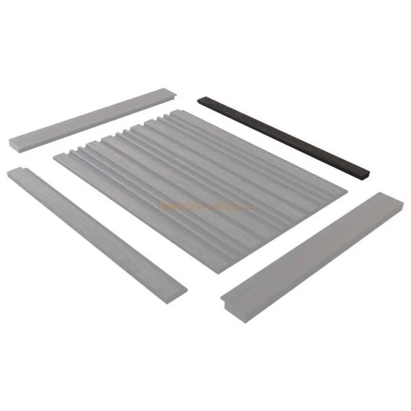 Финишный молдинг LF124B BR395K левый декорированный (31х12х2700мм) в Чебоксарах