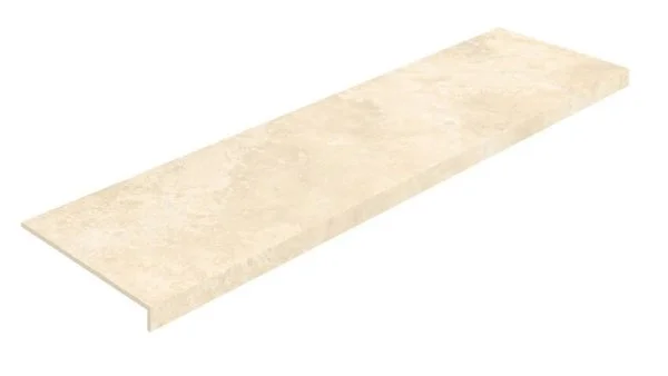 Керамогранит Coliseum Аурелия Уайт Ступень фронтальная (Натуральный, 33х120) в Чебоксарах