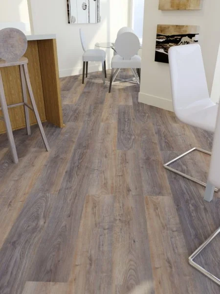 Кварц-виниловая плитка FineFloor Light Дуб Борда FF-1333 в Чебоксарах