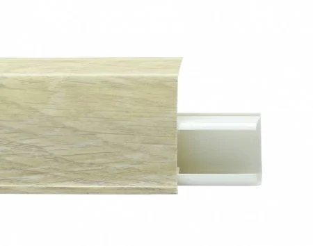 Пластиковый плинтус Royce №508 Серый Опем (55х23х2200мм) в Чебоксарах