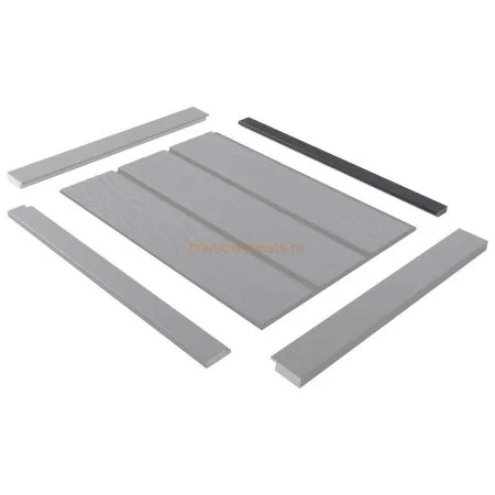 Финишный молдинг LF124B GR15K левый декорированный (31х12х2700мм) в Чебоксарах