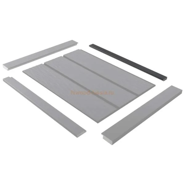 Финишный молдинг LF124B GR15K левый декорированный (31х12х2700мм) в Чебоксарах