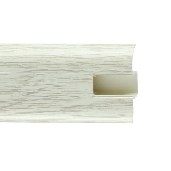 Пластиковый плинтус Royce №851 Дуб Льняной (58х22х2200мм) в Чебоксарах