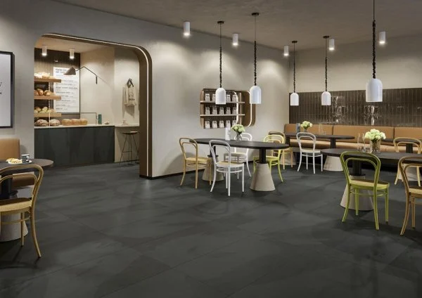 Керамогранит Coliseum Ардезия Блэк 60х120 (Натуральный и Реттифицированный) в Чебоксарах