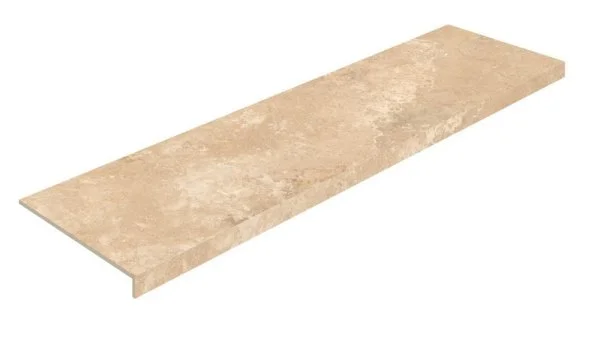 Керамогранит Coliseum Аурелия Беж Ступень фронтальная (Натуральный, 33х120) в Чебоксарах