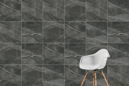 Керамогранит Vitra SityMarble Калакатта Блэк 60х60 (Лаппатированная и Реттифицированная) в Чебоксарах