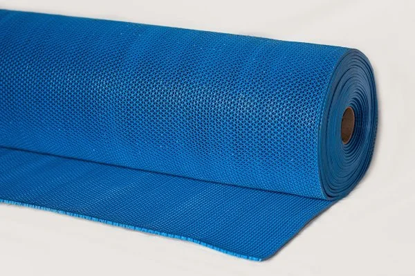 Грязезащитное рулонное покрытие ЗигЗаг Синий 4,5 мм (1,2 м) Китай в Чебоксарах