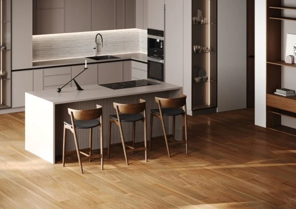 Паркетная доска Quartz Parquet Классик 5 мм Дуссия Африканская 550-63 в Чебоксарах