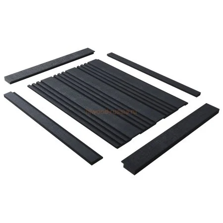 Финишный молдинг LF124B BK114K левый декорированный (31х12х2700мм) в Чебоксарах