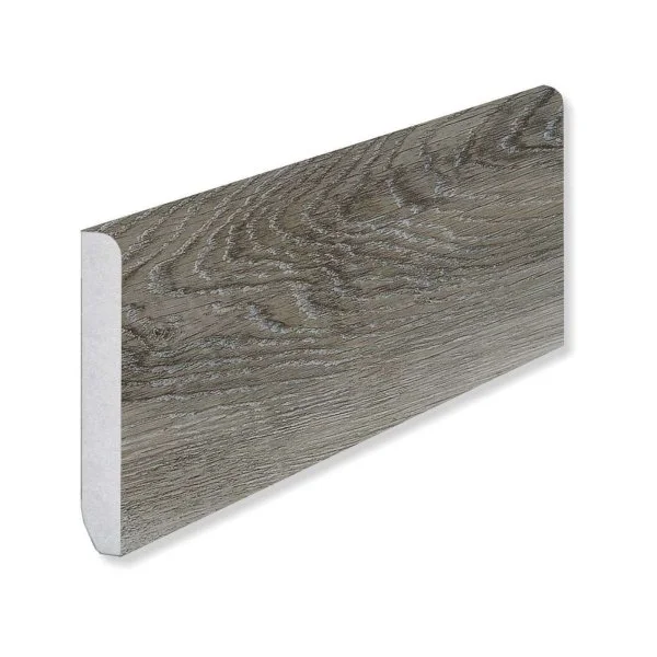 Кварцевый плинтус Fargo 366-1B Дуб Рустик Серый градиент 80х11х2200 мм в Чебоксарах