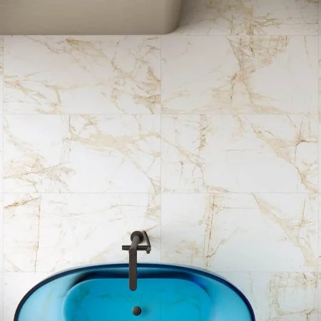 Керамогранит Coliseum Канова Уайт 60х120 (Натуральный и Реттифицированный) в Чебоксарах