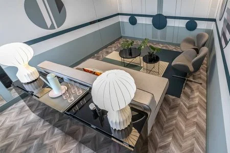 Пробковое покрытие CorkStyle Chevron Silver в Чебоксарах