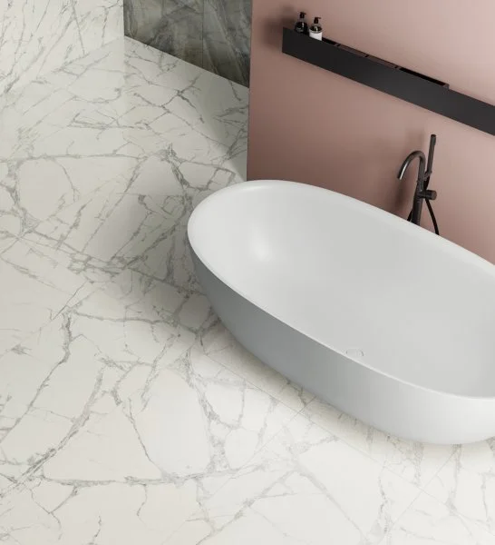 Керамогранит Italon Шарм Делюкс Инвизибл Уайт 60х120 (Паттинированная и реттифицированная) в Чебоксарах