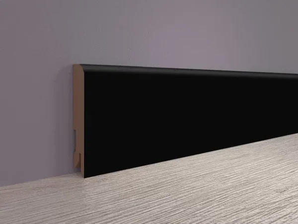 Плинтус MDF Bonkeel 24032 Чёрный Софт (100х16х2400 мм) в Чебоксарах