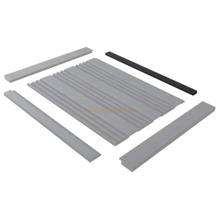 Финишный молдинг LF124B BK114K левый декорированный (31х12х2700мм) в Чебоксарах