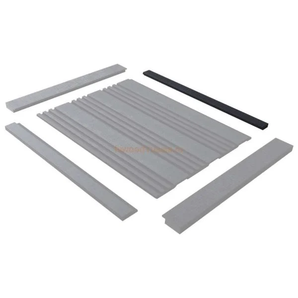 Финишный молдинг LF124B BK114K левый декорированный (31х12х2700мм) в Чебоксарах