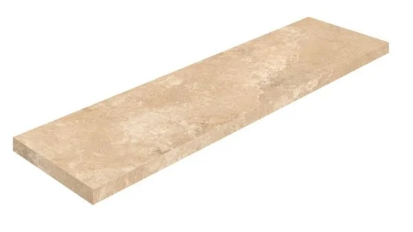 Керамогранит Coliseum Аурелия Беж Ступень угловая левая (Натуральный, 33х120) в Чебоксарах